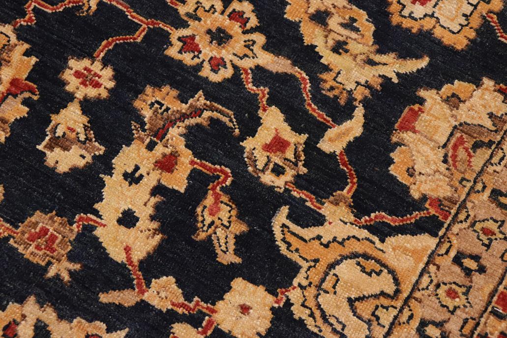 handmade Traditional Kafkaz Chobi Ziegler Navy Red Hand Knotted RECTANGLE 100% WOOL area rug 9 x 11
