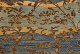 handmade Transitional Kafkaz Chobi Ziegler Blue Gray Hand Knotted RECTANGLE 100% WOOL area rug 9 x 12