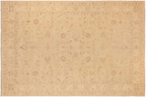 Oriental Ziegler Ji Tan Brown Hand-Knotted Wool Rug - 10'1'' x 14'2''
