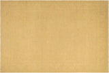 Eclectic Ziegler Jayna Tan Hand-Knotted Wool Rug - 9'5'' x 13'9''
