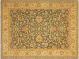 Shabby Chic Ziegler Timothy Green/Tan Wool&Silk Rug - 9'0'' x 11'9''