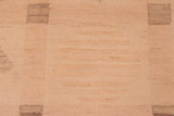 handmade Transitional Kafkaz Chobi Ziegler Beige Tan Hand Knotted RECTANGLE 100% WOOL area rug 6 x 9