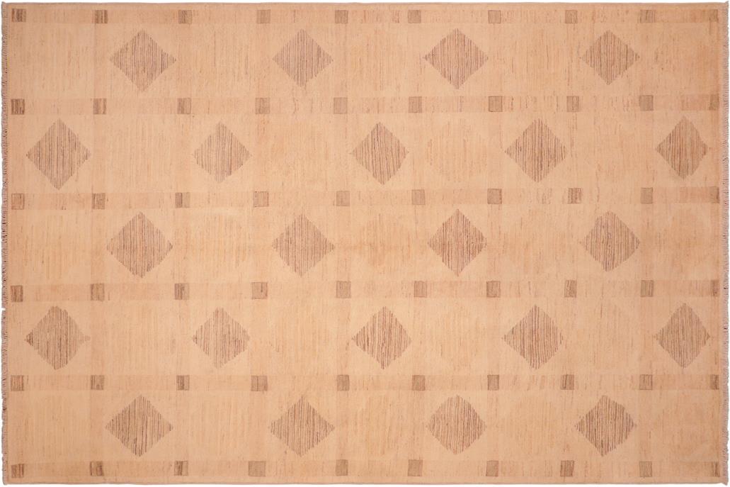 handmade Transitional Kafkaz Chobi Ziegler Beige Tan Hand Knotted RECTANGLE 100% WOOL area rug 6 x 9