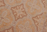 handmade Transitional Kafkaz Chobi Ziegler Tan Brown Hand Knotted RECTANGLE 100% WOOL area rug 6 x 9