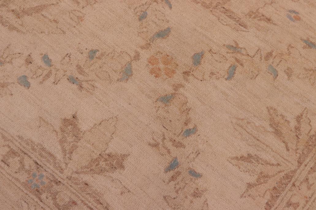 handmade Transitional Kafkaz Chobi Ziegler Ivory Beige Hand Knotted RECTANGLE 100% WOOL area rug 8 x 10