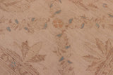 handmade Transitional Kafkaz Chobi Ziegler Ivory Beige Hand Knotted RECTANGLE 100% WOOL area rug 8 x 10