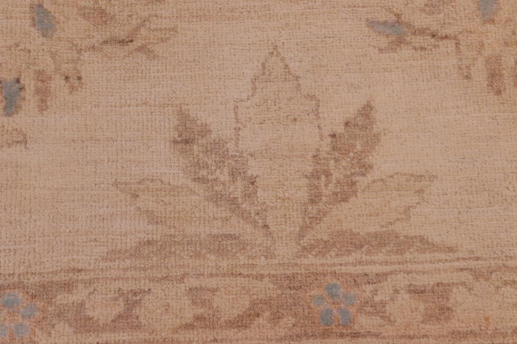 handmade Transitional Kafkaz Chobi Ziegler Ivory Beige Hand Knotted RECTANGLE 100% WOOL area rug 8 x 10