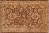 Boho Chic Ziegler Theresa Brown Beige Hand-Knotted Wool Rug - 8'5'' x 11'5''