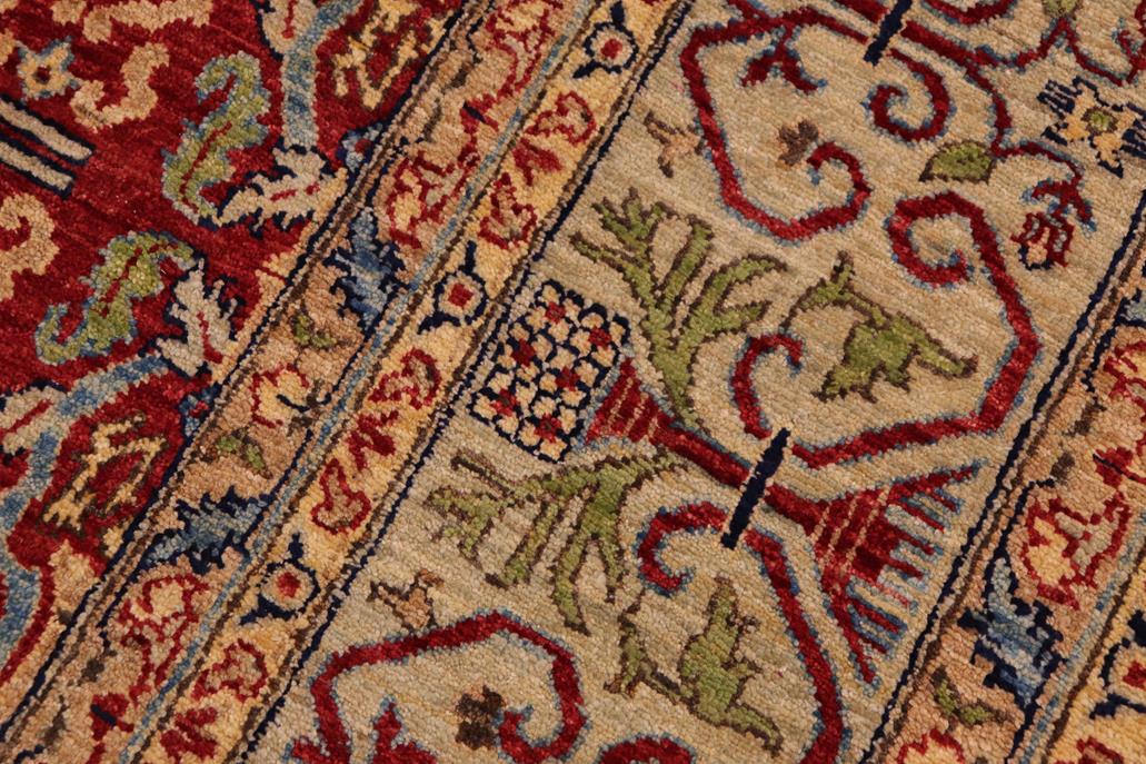 handmade Transitional Kafkaz Chobi Ziegler Red Lt. Green Hand Knotted RECTANGLE 100% WOOL area rug 9 x 12