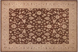 Classic Ziegler Lori Brown Gray Hand-Knotted Wool Rug - 9'1'' x 11'10''