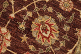 handmade Traditional Kafkaz Chobi Ziegler Brown Beige Hand Knotted RECTANGLE 100% WOOL area rug 9 x 12