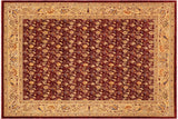 Oriental Ziegler Sara Red Beige Hand-Knotted Wool Rug - 8'10'' x 11'11''