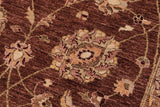 handmade Traditional Kafkaz Chobi Ziegler Brown Beige Hand Knotted RECTANGLE 100% WOOL area rug 9 x 12