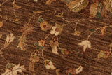 handmade Traditional Kafkaz Chobi Ziegler Brown Beige Hand Knotted RECTANGLE 100% WOOL area rug 9 x 12