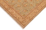 handmade Transitional Kafkaz Chobi Ziegler Lt. Gray Lt. Green Hand Knotted RECTANGLE 100% WOOL area rug 9 x 12
