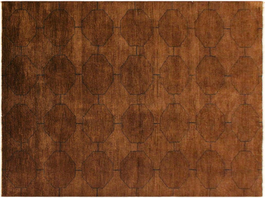 A09038, 511"x 8 6",Over Dyed                     ,6x9,Brown,BLUE,Hand-knotted                  ,Pakistan   ,100% Wool  ,Rectangle  ,652671173721