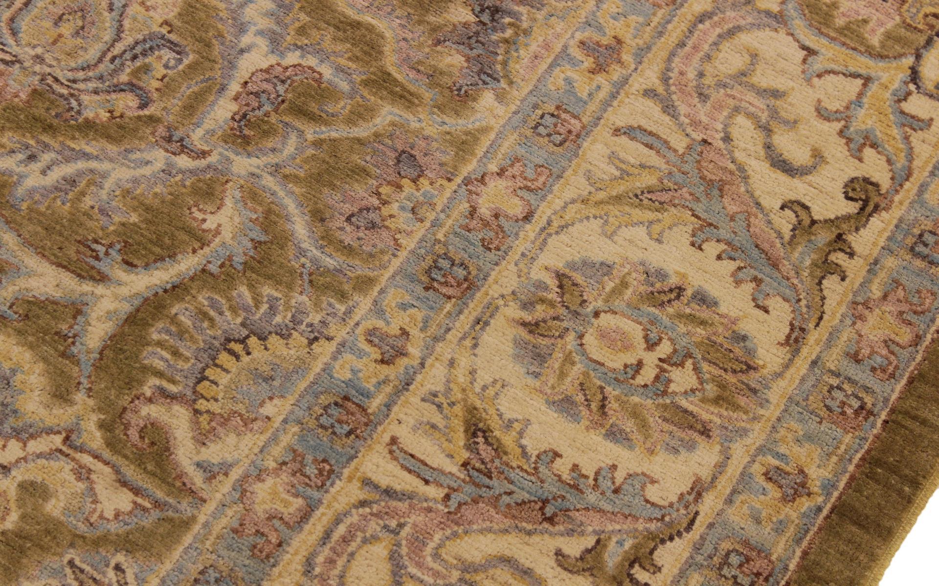 A09092 5 9"x 710"Transitional                  6x8GoldIVORYHand-knotted                  Pakistan   100% Wool  Rectangle  652671174261