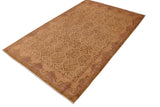handmade Transitional Kafkaz Chobi Ziegler Green Tan Hand Knotted RECTANGLE 100% WOOL area rug 9 x 13
