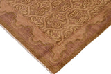 handmade Transitional Kafkaz Chobi Ziegler Green Tan Hand Knotted RECTANGLE 100% WOOL area rug 9 x 13