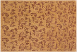 Bohemien Ziegler Vivian Tan Brown Hand-Knotted Wool Rug - 8'7'' x 12'9''