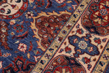 handmade Transitional Kafkaz Chobi Ziegler Blue Ivory Hand Knotted RECTANGLE 100% WOOL area rug 8 x 10