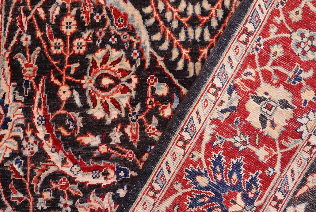 handmade Traditional Kafkaz Chobi Ziegler Black Red Hand Knotted RECTANGLE 100% WOOL area rug 5 x 8