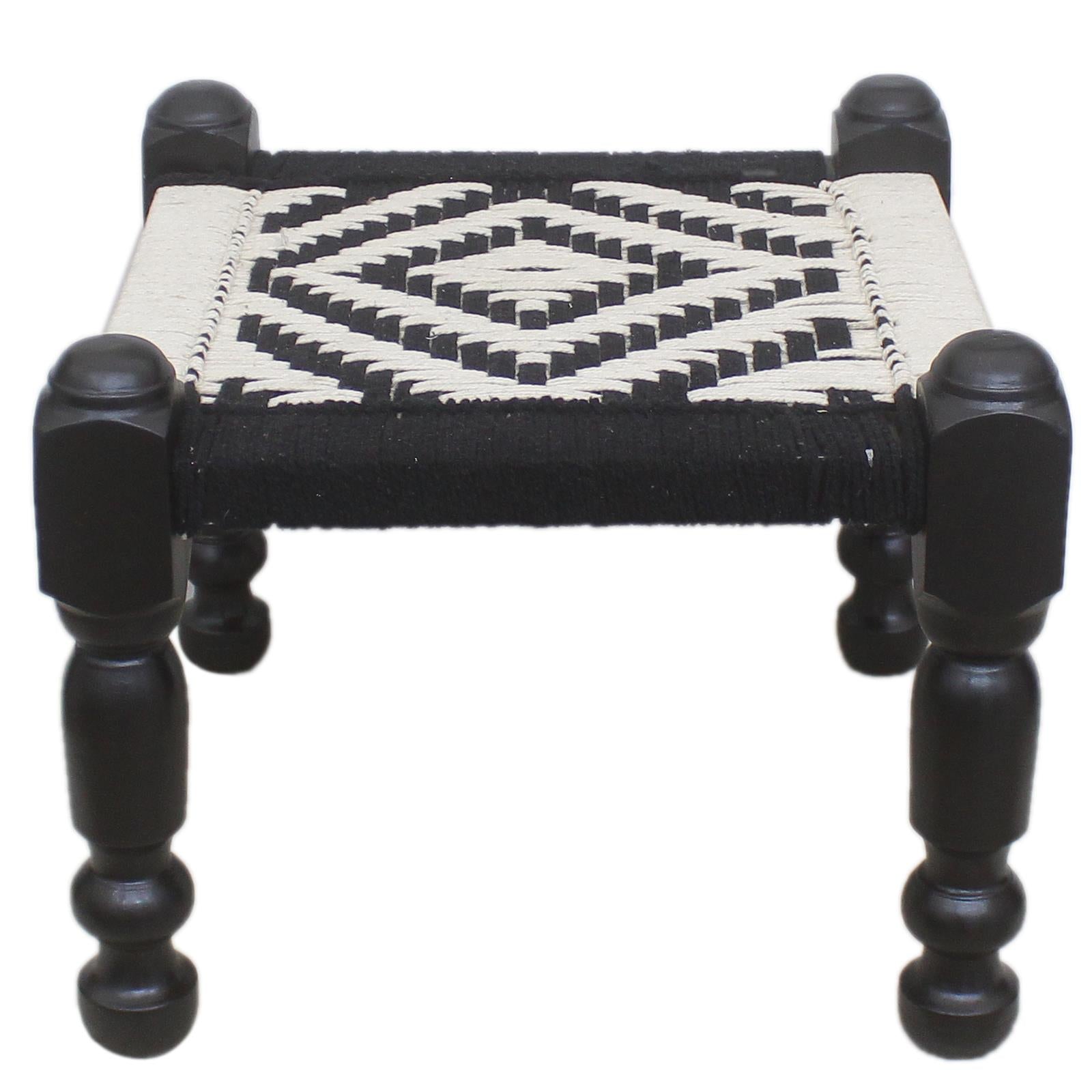 handmade  Settees Beige Black Hand-made SQUARE WOOD