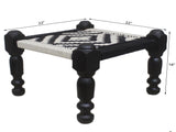handmade  Settees Beige Black Hand-made SQUARE WOOD