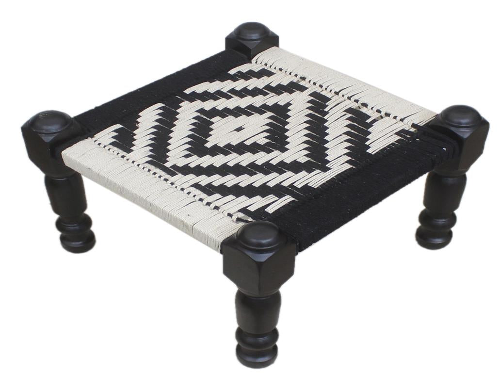 handmade  Settees Beige Black Hand-made SQUARE WOOD