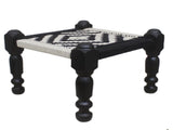 handmade  Settees Beige Black Hand-made SQUARE WOOD