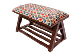 handmade Traditional Shoe Rack Beige Blue Hand-made RECTANGLE VELVET area rug