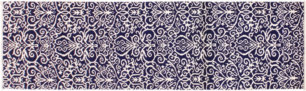 Cyrena Hand‑Knotted Wool and Viscose Runner