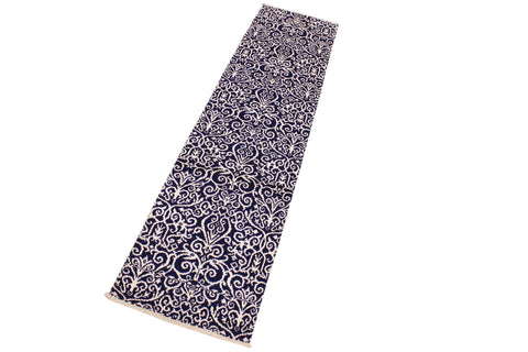 Cyrena Hand‑Knotted Wool and Viscose Runner