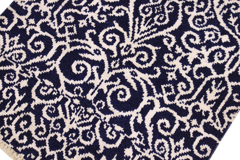 Cyrena Hand‑Knotted Wool and Viscose Runner