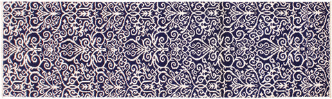 Cyrena Hand‑Knotted Wool and Viscose Runner
