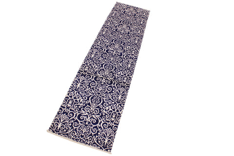 Cyrena Hand‑Knotted Wool and Viscose Runner