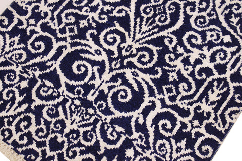 Cyrena Hand‑Knotted Wool and Viscose Runner