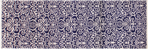 Cyrena Hand‑Knotted Wool and Viscose Runner