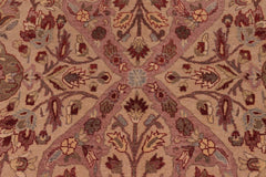 handmade Traditional Lahore Tan Tan Hand Knotted RECTANGLE 100% WOOL area rug 8'X10'