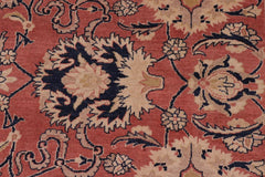 handmade Traditional Kafkaz Rose Blue Hand Knotted RECTANGLE 100% WOOL area rug 8'X10'