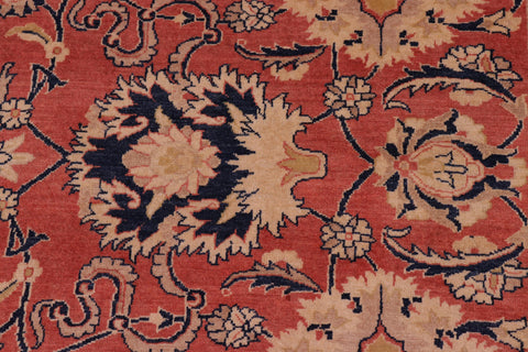 handmade Traditional Kafkaz Rose Blue Hand Knotted RECTANGLE 100% WOOL area rug 8' x 10'