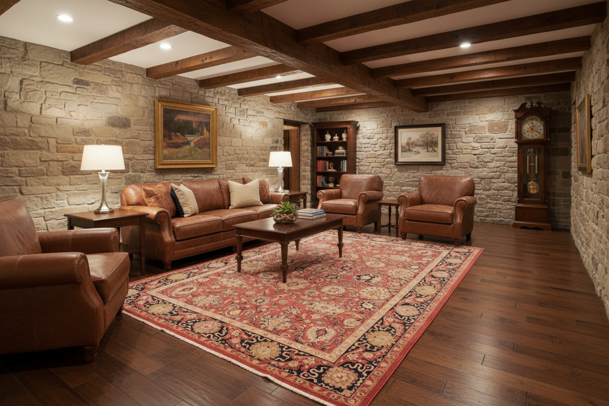 handmade Traditional Kafkaz Rose Blue Hand Knotted RECTANGLE 100% WOOL area rug 8'X10'