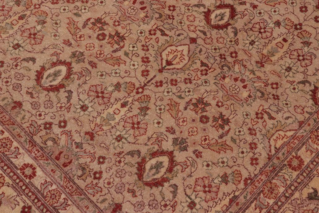 handmade Traditional Lahore Lt. Tan Tan Hand Knotted RECTANGLE 100% WOOL area rug 8'X10'
