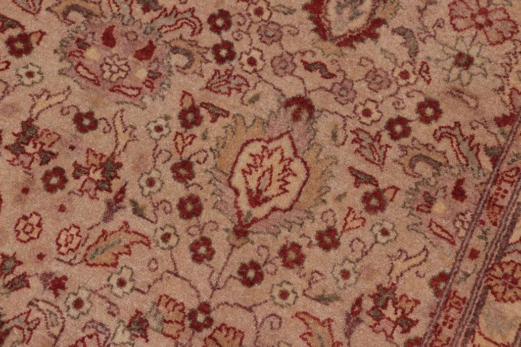 handmade Traditional Lahore Lt. Tan Tan Hand Knotted RECTANGLE 100% WOOL area rug 8'X10'