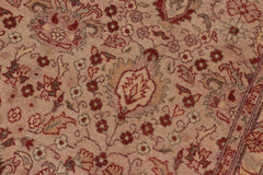 handmade Traditional Lahore Lt. Tan Tan Hand Knotted RECTANGLE 100% WOOL area rug 8'X10'