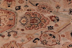 handmade Traditional Lahore Tan Black Hand Knotted RECTANGLE 100% WOOL area rug 8'X10'