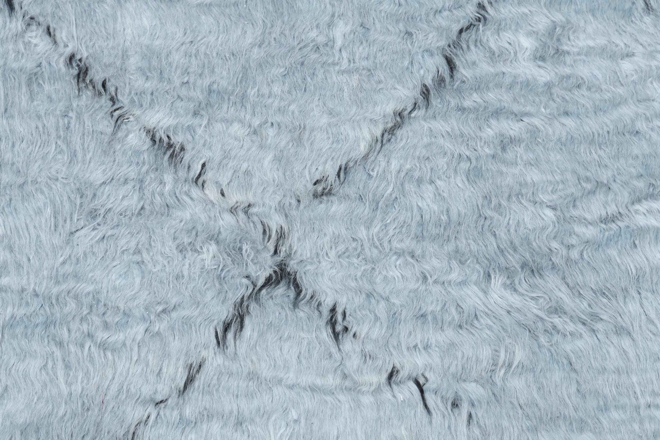 handmade Modern Moroccan Gray Black Hand Knotted RECTANGLE 100% WOOL area rug 8' x 10'