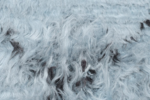 handmade Modern Moroccan Gray Black Hand Knotted RECTANGLE 100% WOOL area rug 8' x 10'