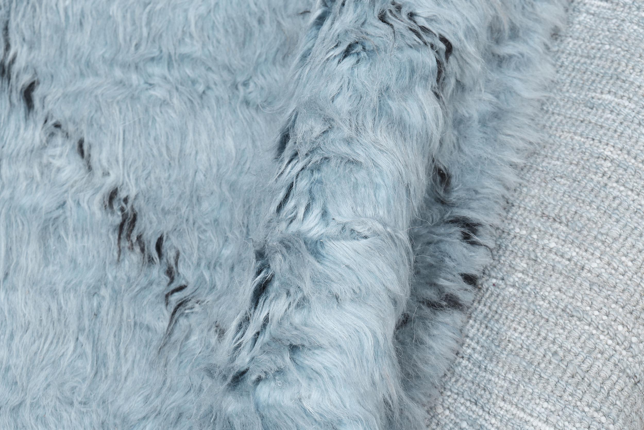 handmade Modern Moroccan Gray Black Hand Knotted RECTANGLE 100% WOOL area rug 8' x 10'