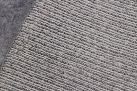 handmade Modern Moroccan Gray Black Hand Knotted RECTANGLE 100% WOOL area rug 8' x 11'